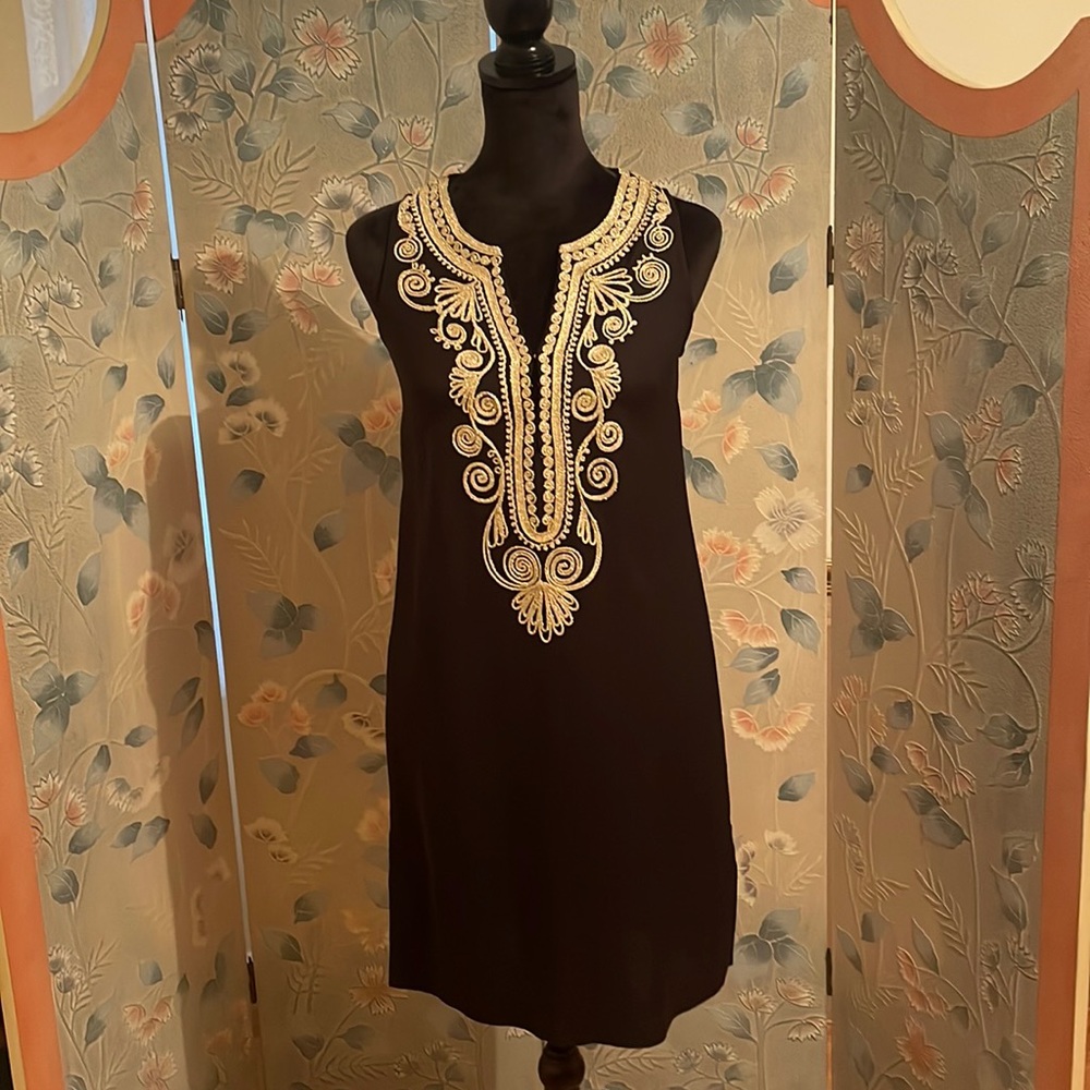 Lilly Pulitzer stretch shift in onyx size 0